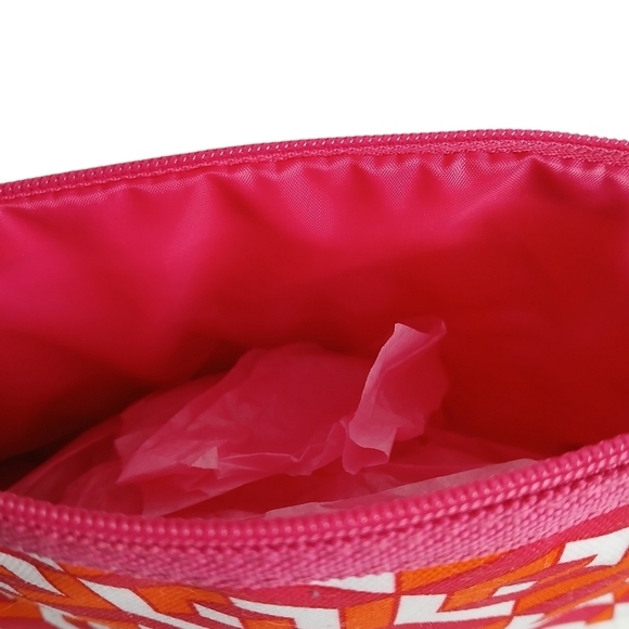 Jonathon Adler x Clinique Cosmetic Bag Geo Design Bright Gift Lined Pink - Picture 9 of 9